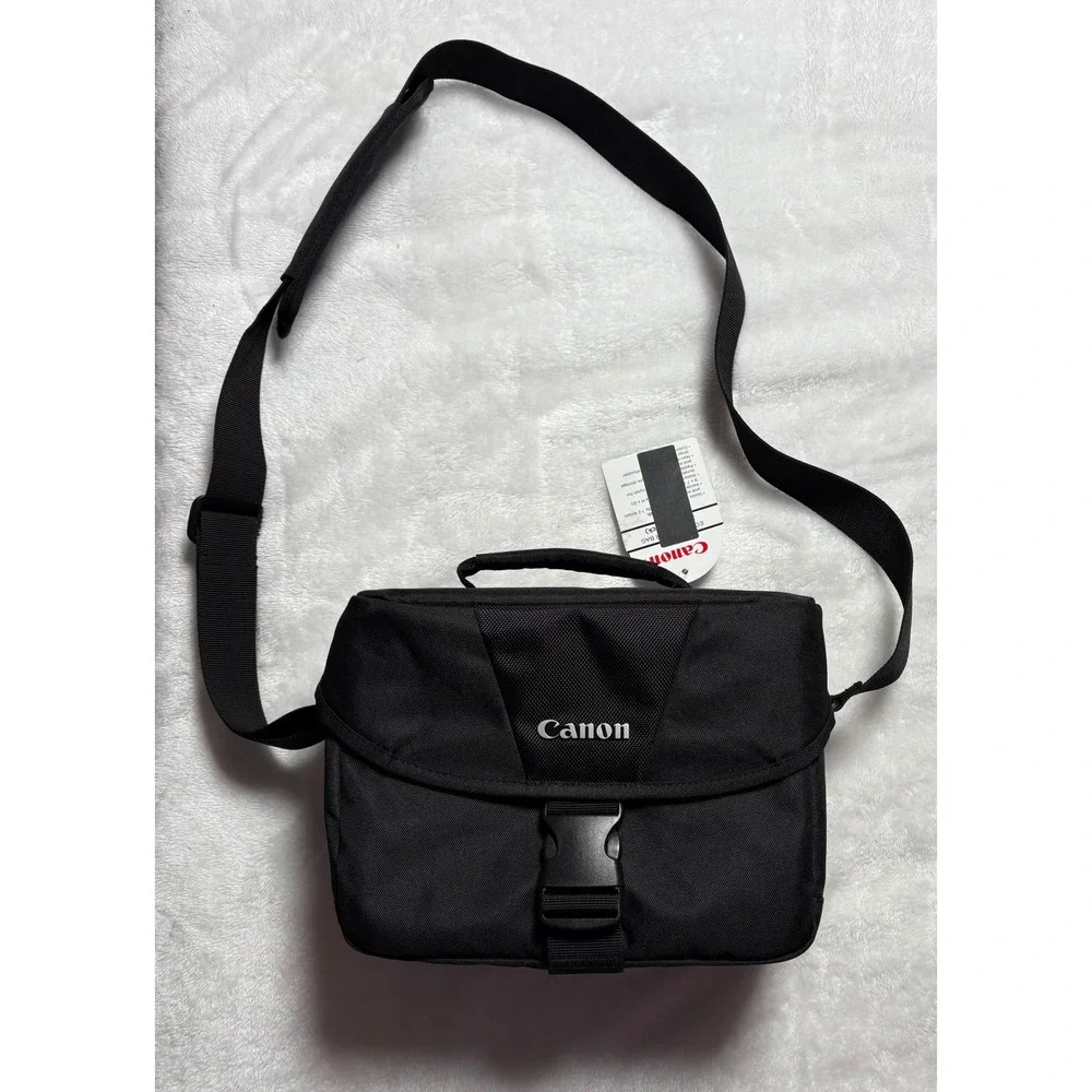 Canon 100ES Shoulder Bag for DSLR Camera Black 9320A023 Messenger Case NWT